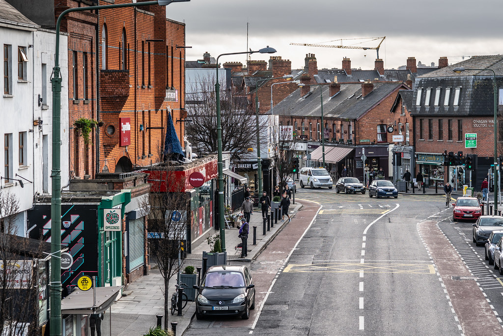 Ranelagh village streetscape in Dublin 6 — a prime location for corporate short stays near the city centre